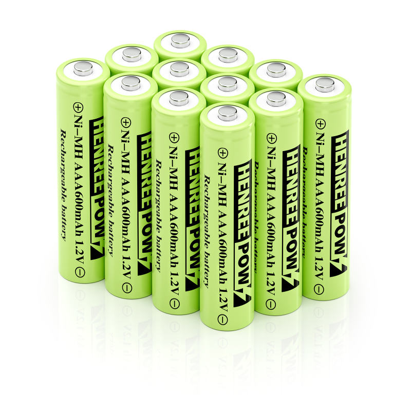 باتری های قابل شارژ Henreepow 1.2V 600mah aa ni-MH